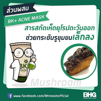 BK Acne Mask Tea Tree Oil Green Tea