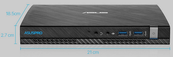 Asus Pro E520 Ultra-Slim Mini Desktop PC (E520-B123Z)