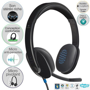 Logitech USB Headset H540