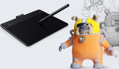 Wacom Intuos 3D Creative Pen & Touch Tablet (CTH-690/K3-CX )