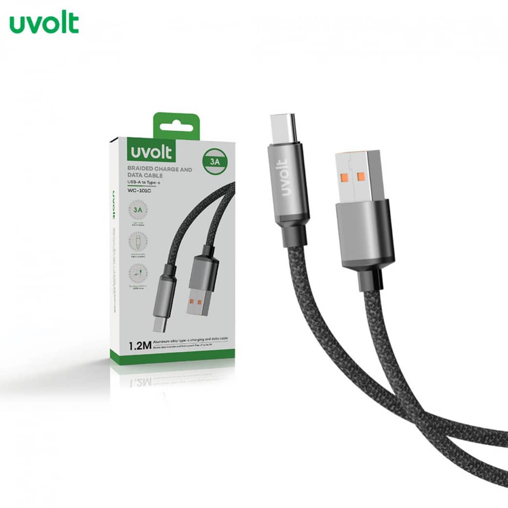 Uvolt WC-101C สายชาร์จ USB-A to C 1.2 เมตร: สายชาร์จคุณภาพดี คุ้มค่าคุ้มราคา