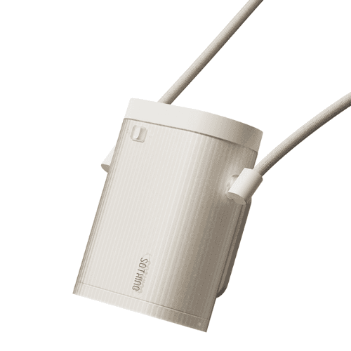 พัดลมคล้องคอ Ice Cube Hanging Neck Fan:  พกพาสะดวก เย็นสบาย