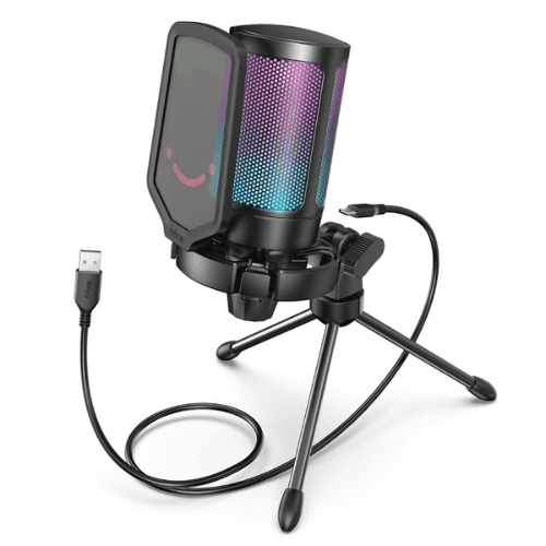 รีวิว FIFINE Ampligame A6V: สุดยอดไมค์ USB สำหรับ Gamer, Streamer และ Content Creator พร้อมไฟ RGB และอุปกรณ์ครบเซ็ต
