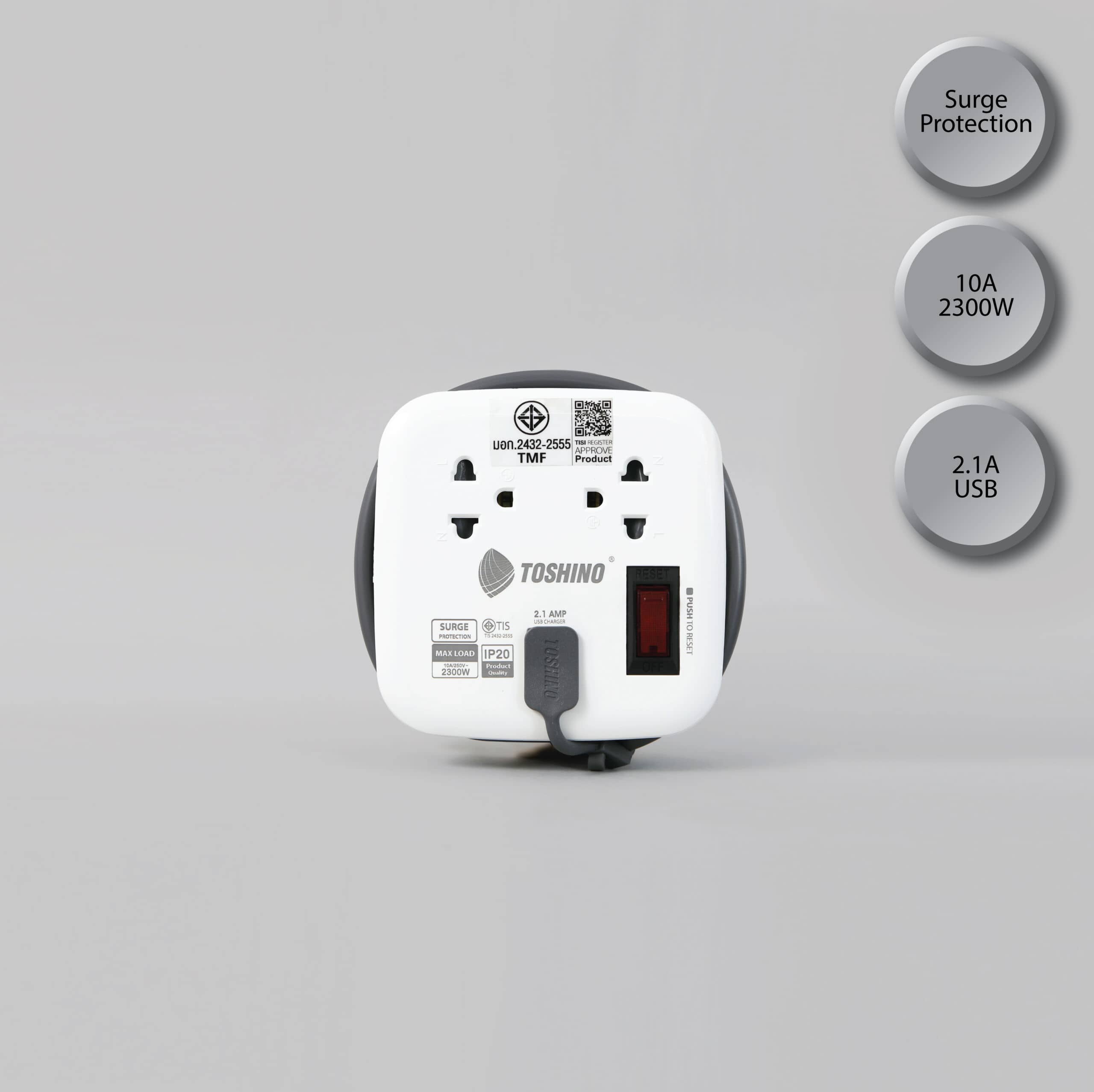 รางปลั๊กไฟ 2 ช่อง 1 สวิตช์ USB 2 ช่อง รุ่น XP Series:  รีวิวและเปรียบเทียบ