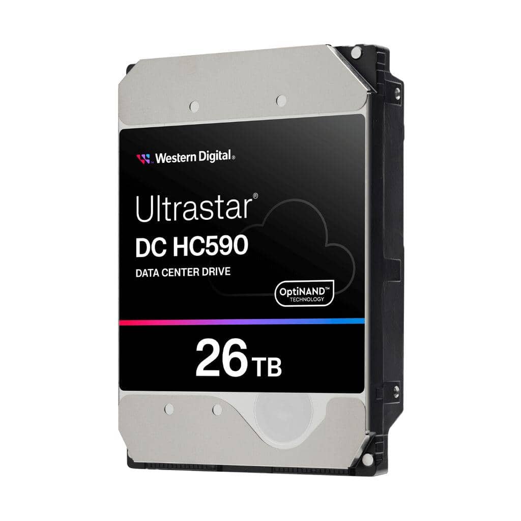 WD Ultrastar DC HC590 26TB (0F65672): สุดยอดฮาร์ดไดรฟ์สำหรับศูนย์ข้อมูล ความจุสูง ทนทาน และประสิทธิภาพเหนือระดับ
