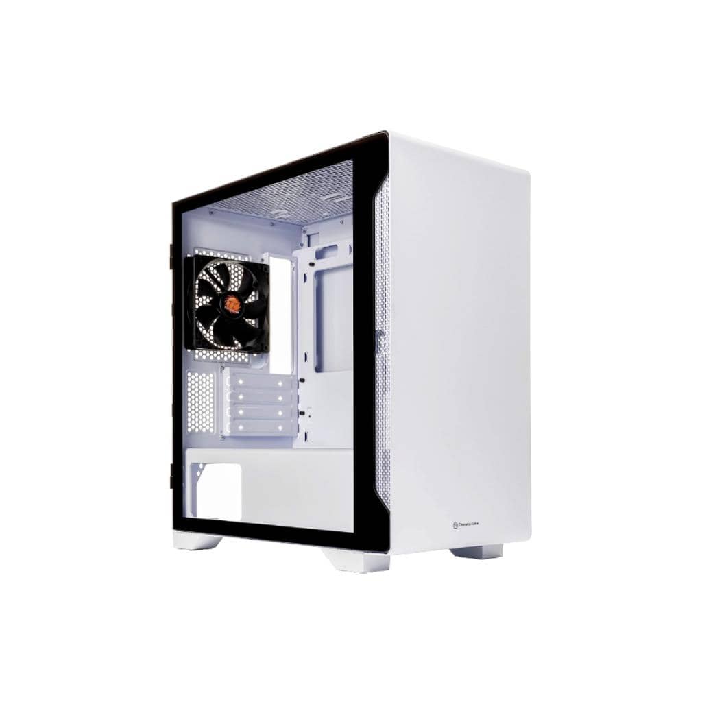 Thermaltake S100 TG Snow White: เคสคอมฯ สีขาวมินิมอล สวยงาม พร้อมกระจกนิรภัย