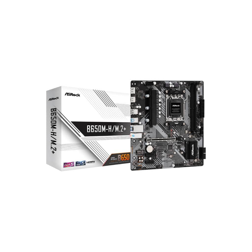 ASRock B650M-H/M.2+ รีวิวเมนบอร์ด AM5 ราคาคุ้มค่า รองรับ Ryzen 7000/8000/9000 และ DDR5