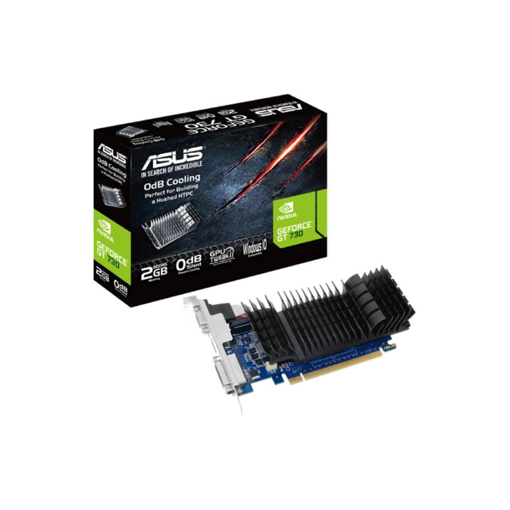 รีวิว ASUS GT730-SL-2GD5-BRK: การ์ดจอเงียบไร้เสียงพัดลม สำหรับ HTPC และงานเบา