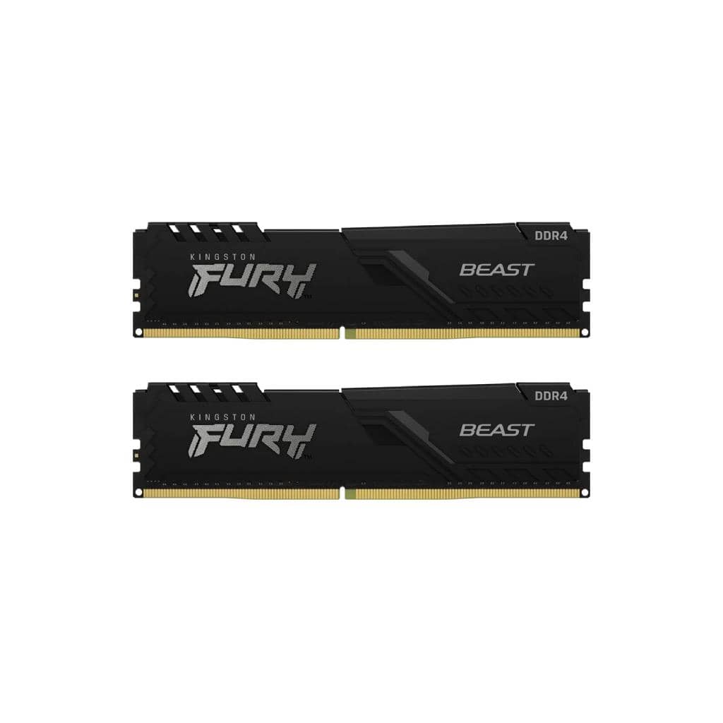 Kingston FURY Beast Black KF432C16BBK2/16: ชุดแรม DDR4 16GB (2x8GB) 3200MHz เพื่อประสิทธิภาพสูงสุด