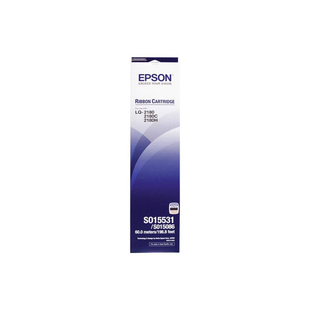 EPSON RIBBON S015531: ตัวเลือกหมึกพิมพ์คุณภาพสูงสำหรับเครื่องพิมพ์หัวเข็ม EPSON LQ-2170 และรุ่นใกล้เคียง