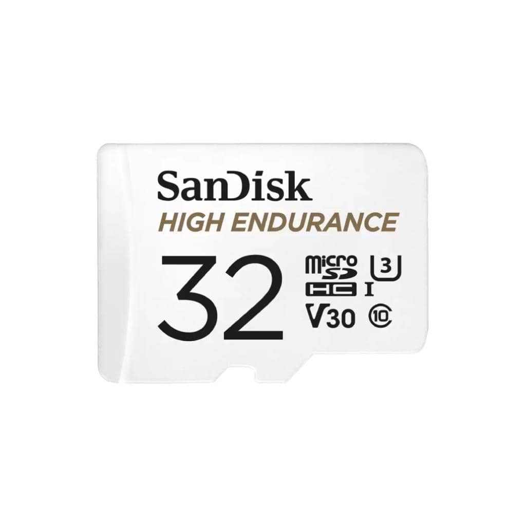 รีวิว SanDisk High Endurance microSDXC 32GB: การ์ดหน่วยความจำสำหรับกล้องติดรถและกล้องวงจรปิดตัวจริง
