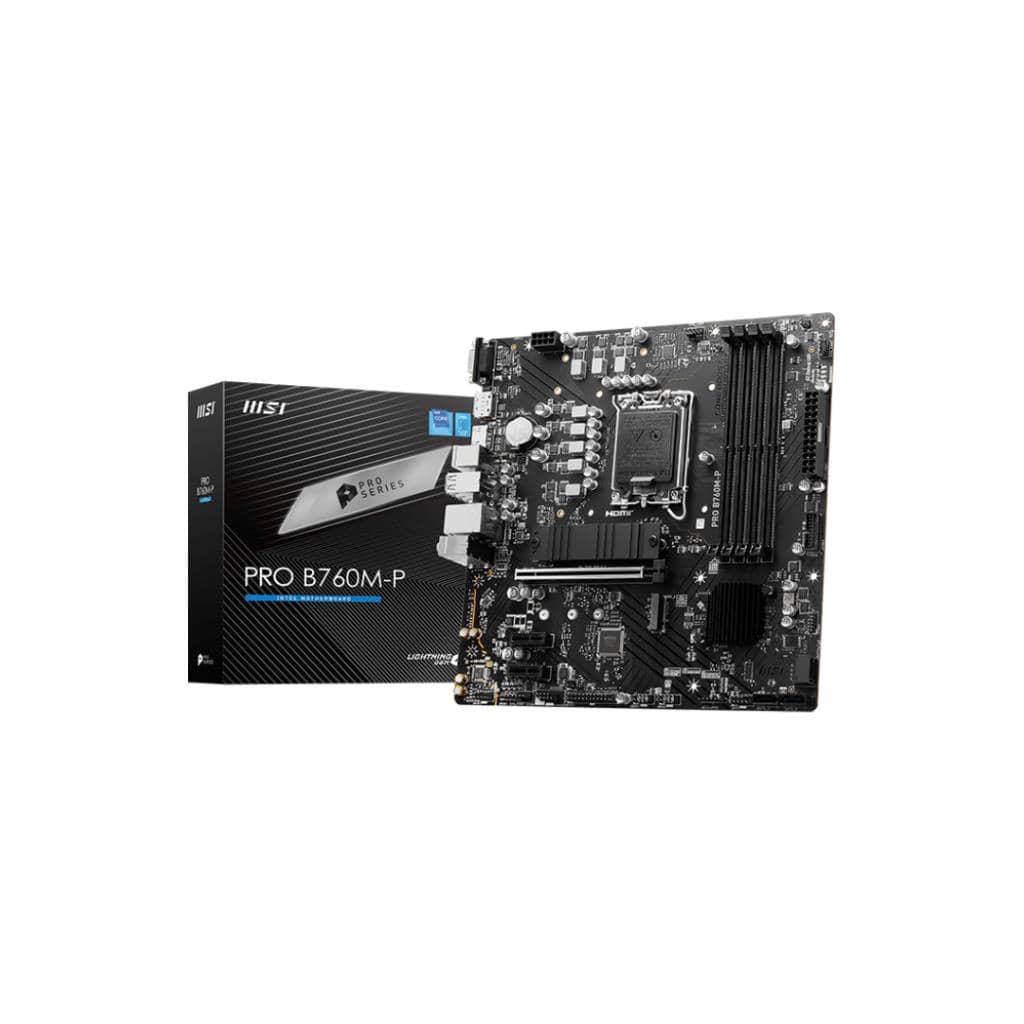 รีวิว MSI PRO B760M-P DDR5: เมนบอร์ด Micro-ATX สำหรับการทำงานและความคุ้มค่า