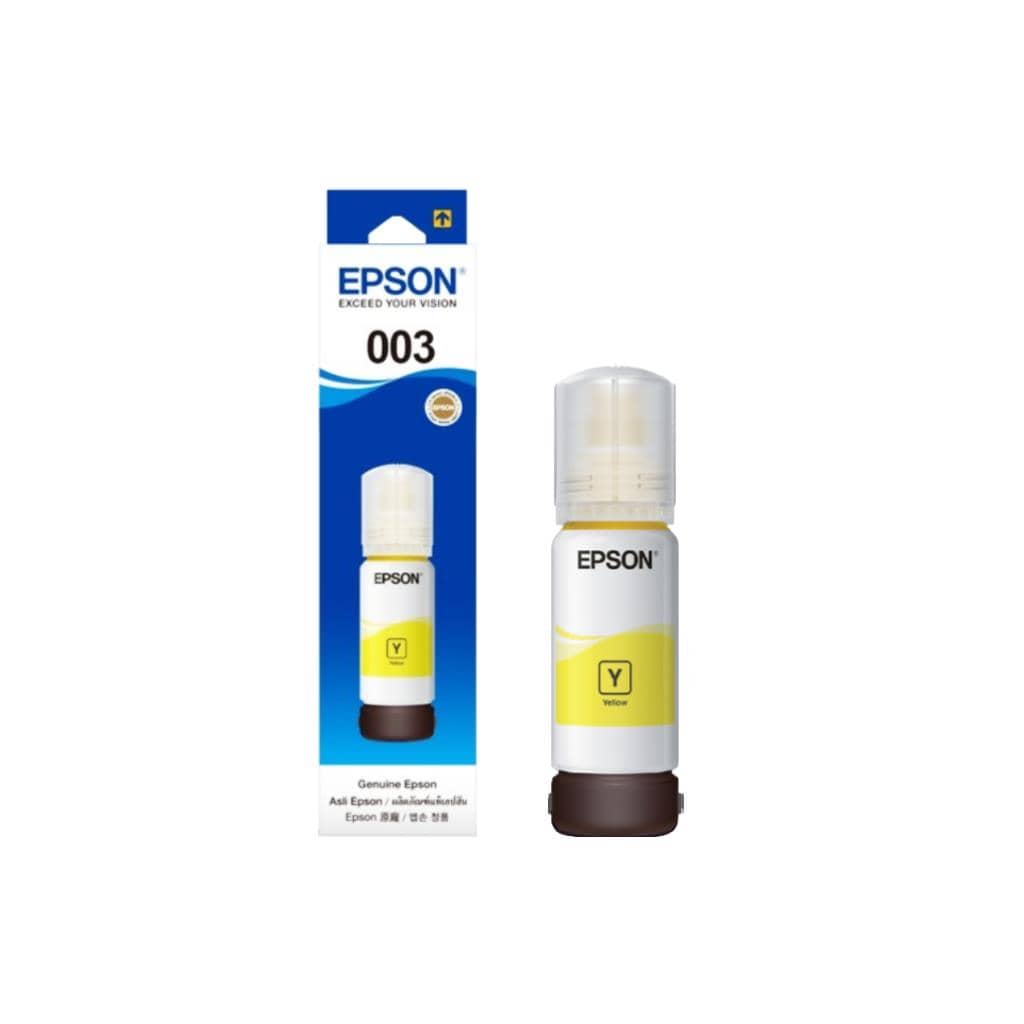 รีวิวหมึกพิมพ์ EPSON INK BOTTLE T00V400 (สีเหลือง) สำหรับ L3110/L3150: ประสิทธิภาพ สีสัน และความคุ้มค่าในการใช้งาน