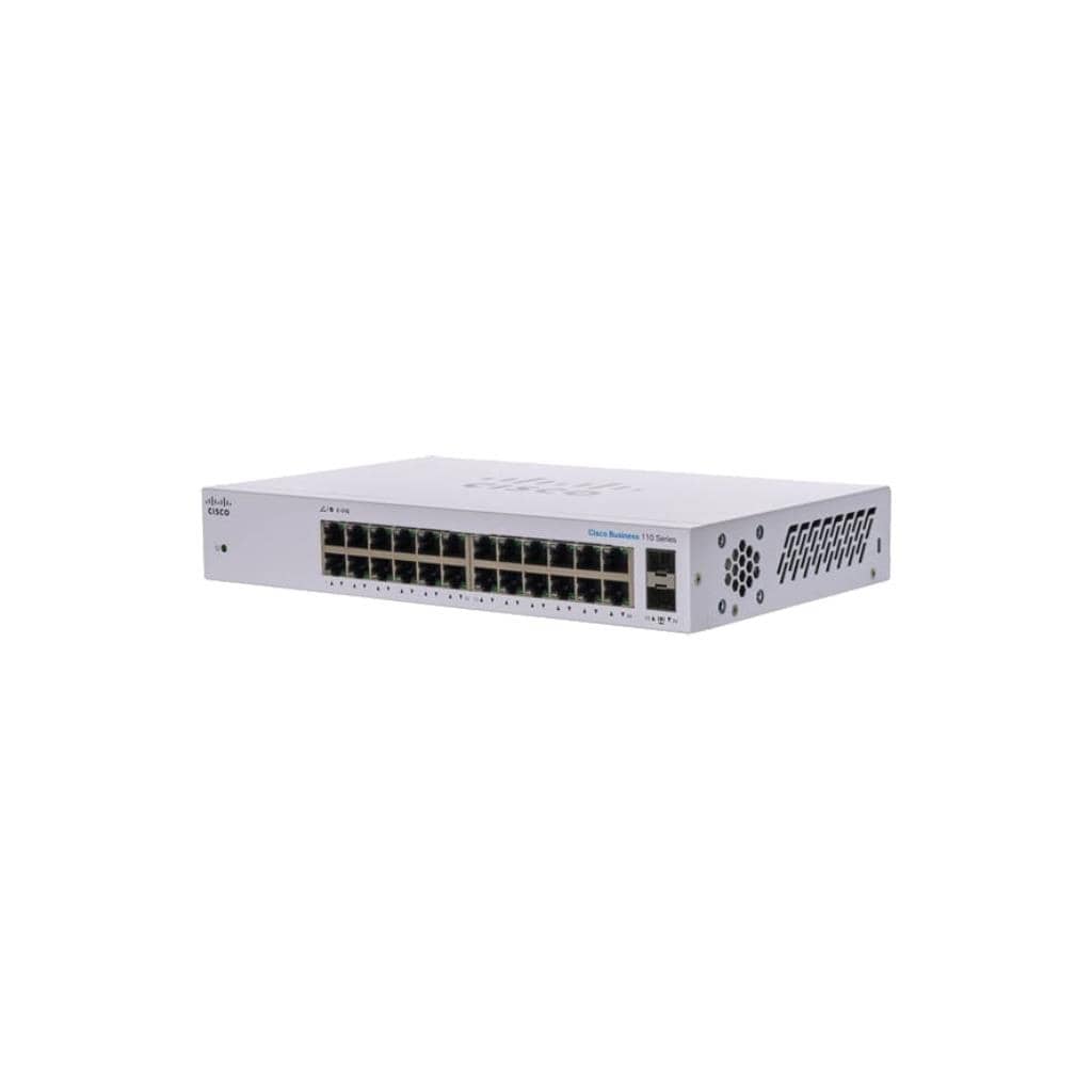 รีวิว Cisco CBS110-24P: สวิตช์อเนกประสงค์ 24 พอร์ต Gigabit พร้อม SFP สำหรับ SME และโฮมออฟฟิศ