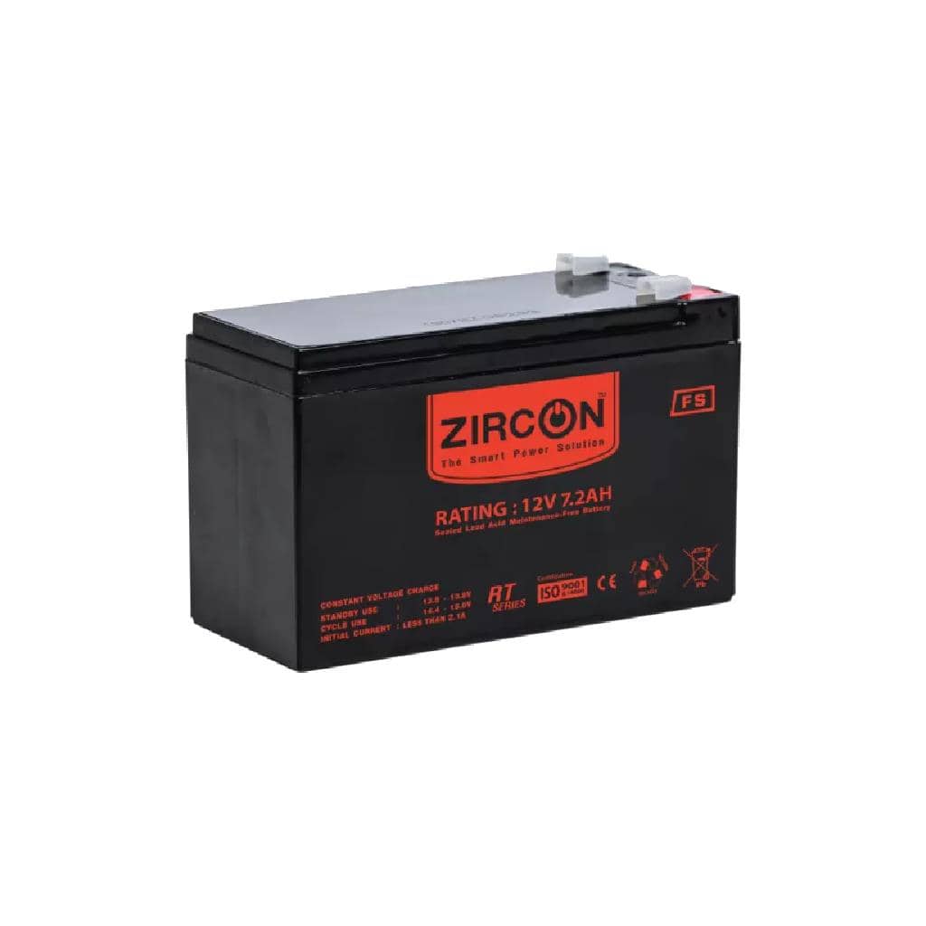 รีวิว Zircon BATTERY 12V/7.2AH แบตเตอรี่คุณภาพสูงสำหรับ UPS และอุปกรณ์สำรองไฟ