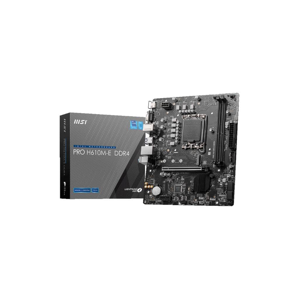 รีวิว MSI PRO H610M-E DDR4: เมนบอร์ด Micro-ATX สำหรับคนทำงานและเกมเมอร์เริ่มต้น