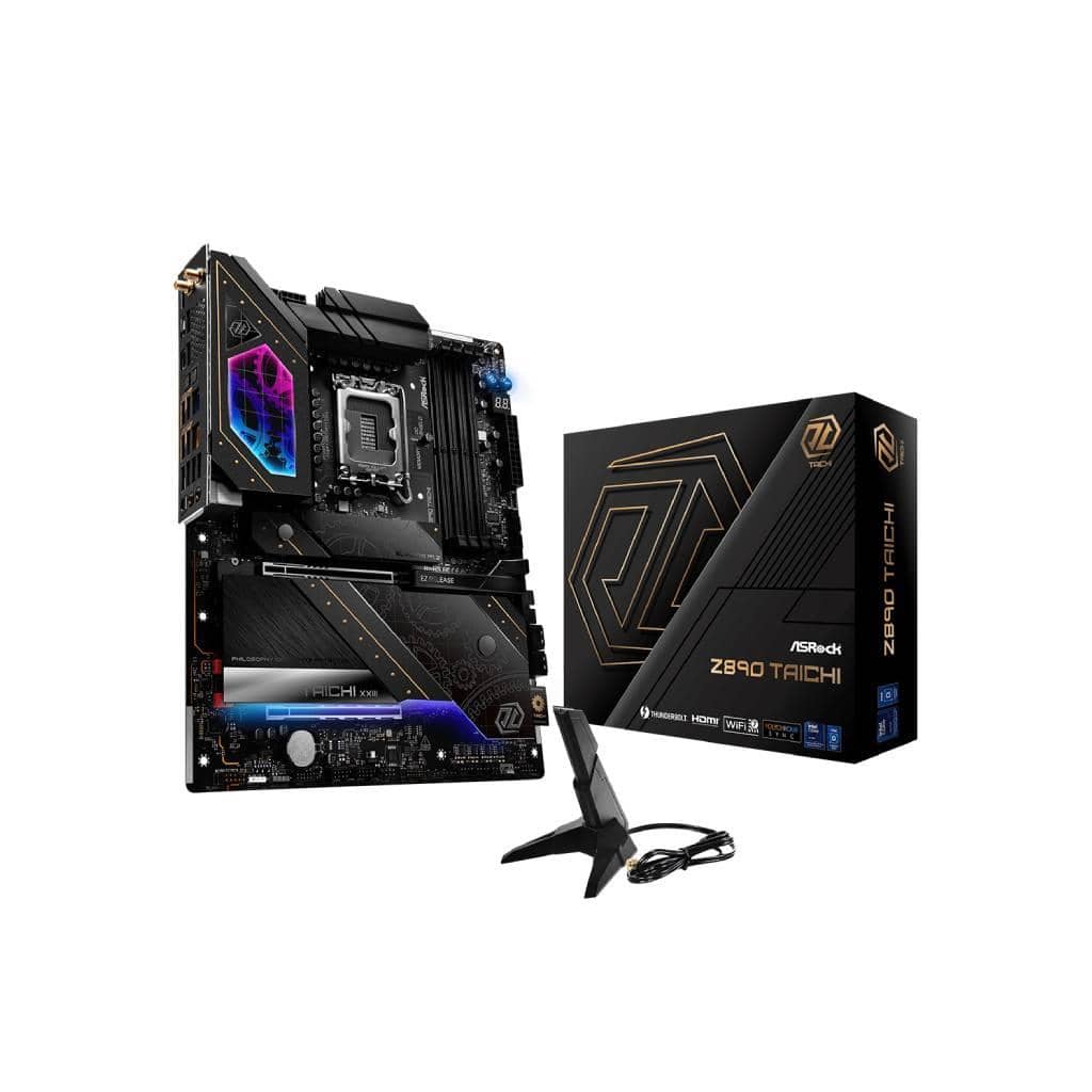 ASRock Z890 Taichi: สุดยอดเมนบอร์ด LGA1851 สำหรับ Intel Core Ultra (Series 2) ปลดล็อกประสิทธิภาพขั้นสูงสุด