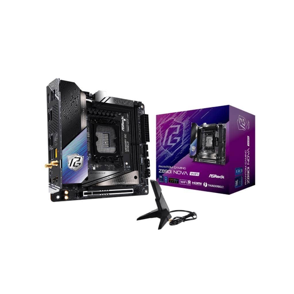 Z890I Nova WiFi: สุดยอดเมนบอร์ด Mini-ITX แห่งอนาคตสำหรับ Intel Core Ultra Series 2!