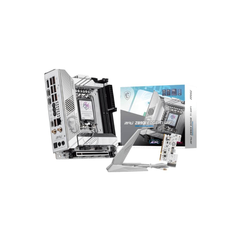 Z890I EDGE TI WIFI: ปลดล็อกพลังเจนใหม่ เมนบอร์ด Mini-ITX สำหรับ Intel Core Ultra Series 2 Socket 1851