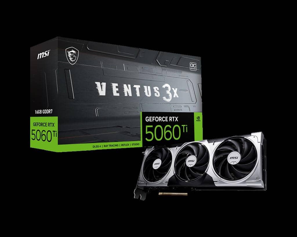 รีวิว GeForce RTX 5060 Ti 16G VENTUS 3X OC: การ์ดจอสำหรับเกมเมอร์ยุคใหม่