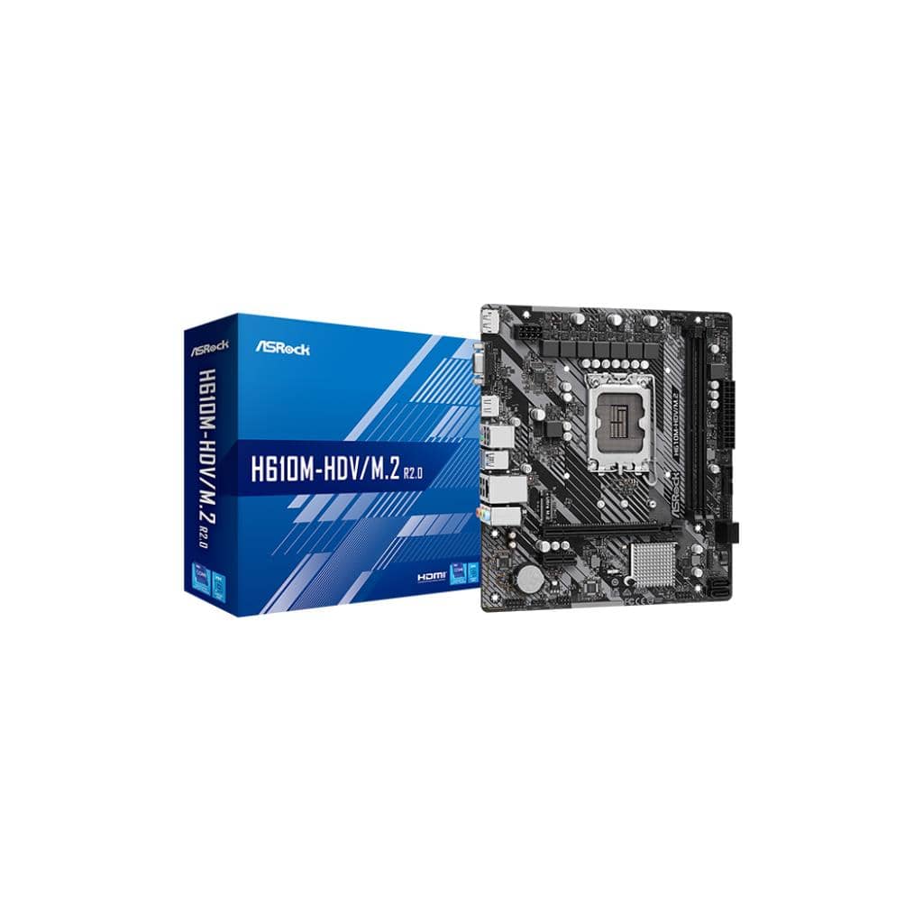 รีวิวเมนบอร์ด ASRock H610M-HDV/M.2 R2.0: ทางเลือกคุ้มค่าสำหรับ Intel Gen 12th และ DDR4