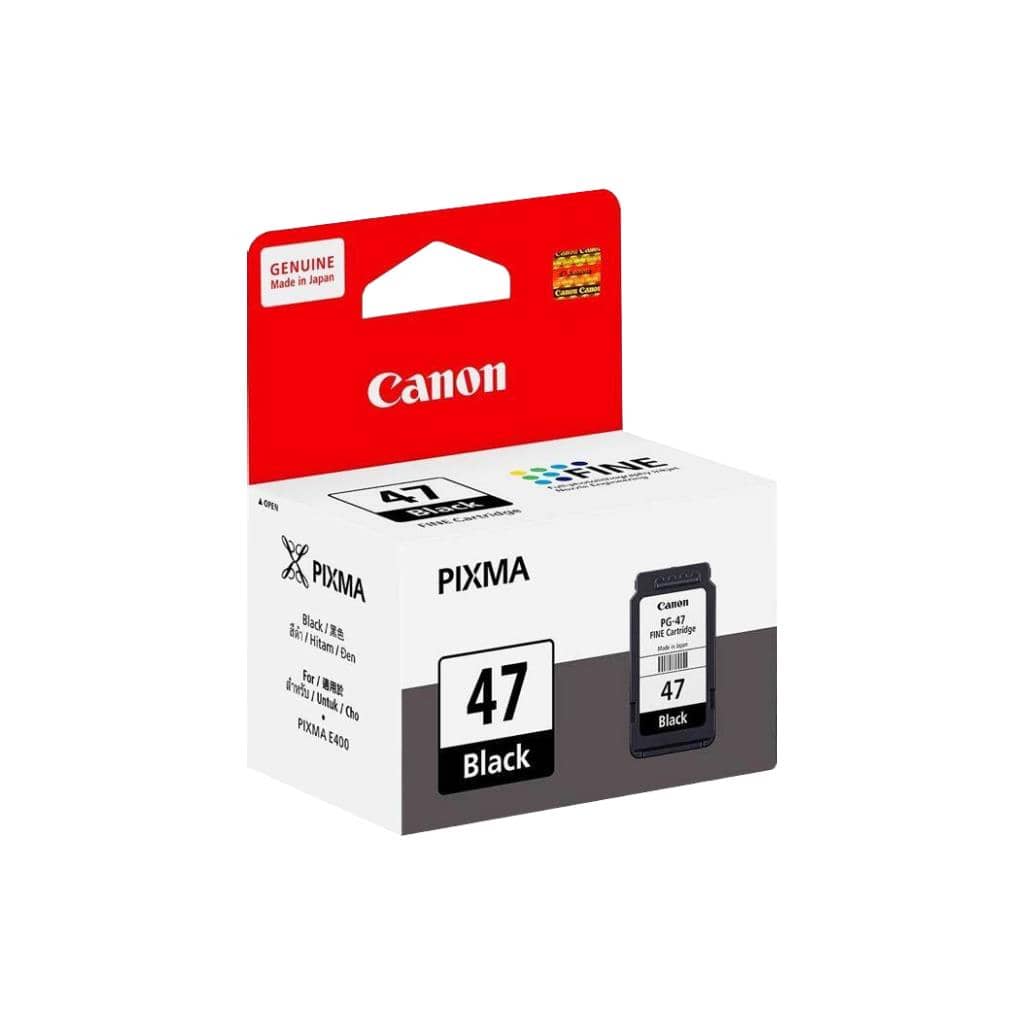 รีวิวและแนะนำ ตลับหมึก CANON FINE CARTRIDGE PG-47 สีดำ สำหรับเครื่องพิมพ์ E400 คุ้มค่า คมชัดทุกการพิมพ์