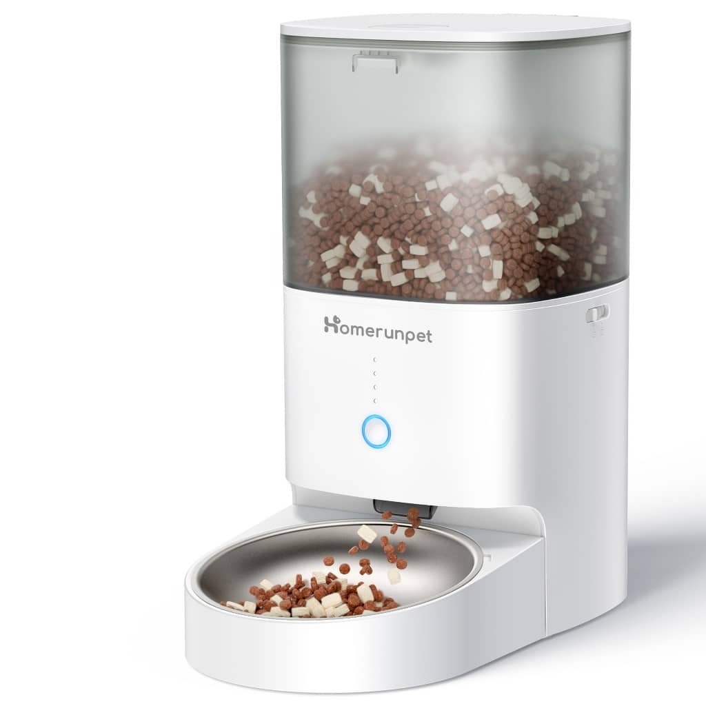 เครื่องให้อาหารสัตว์เลี้ยงอัตโนมัติ Pet Feeder PF20 (Stainless Steel): อัจฉริยะด้วยเทคโนโลยีและคุณภาพ