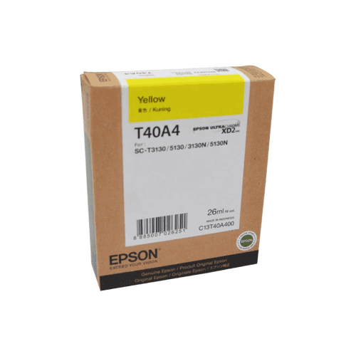 หมึกพิมพ์ Epson T40A400 สีเหลือง (SC-T5130/T3130/T3130N): รีวิวและเปรียบเทียบ