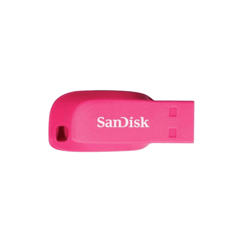 FLASH DRIVE SANDISK CRUZER BLADE PINK 32GB รีวิว: น่าพก พกง่าย แถมสวย
