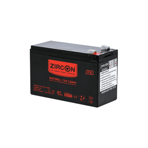 แบตเตอรี่ UPS ZIRCON Zircon_Battery_12V/7.8AH: สุดยอดประสิทธิภาพและความทนทาน