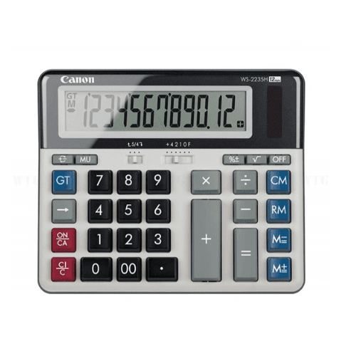 รีวิว เครื่องคิดเลข Canon WS-2235H: สุดยอดเครื่องคิดเลขตั้งโต๊ะ 12 หลัก สำหรับงานธุรกิจและการเงิน
