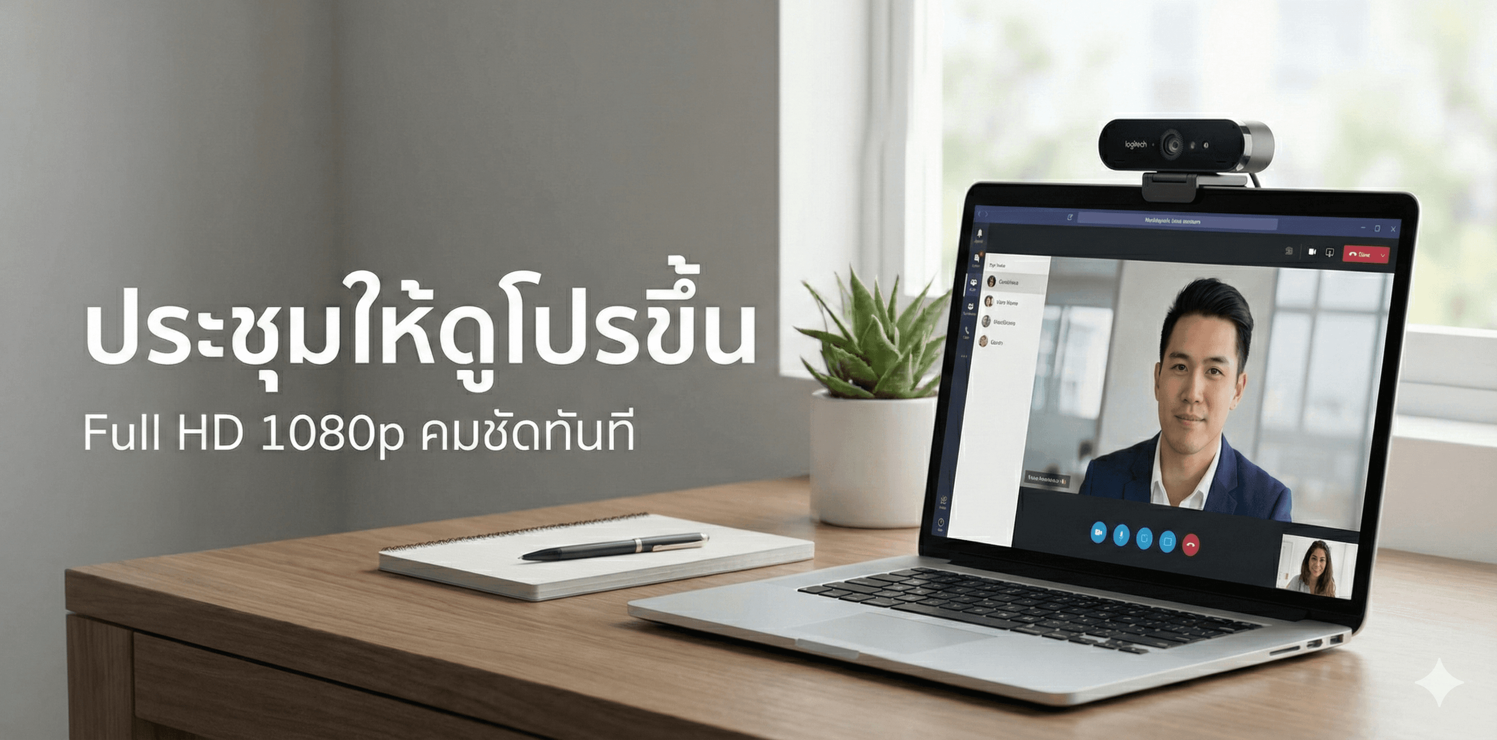 Logitech Brio 105 Full HD 1080p Webcam - GRAPHITE