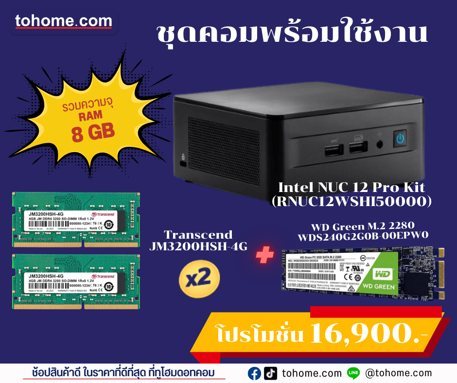 รีวิว Intel NUC 12 Pro Kit: ชุดคอมพิวเตอร์ขนาดเล็ก ประสิทธิภาพสูง พร้อม RAM และ SSD ครบชุด