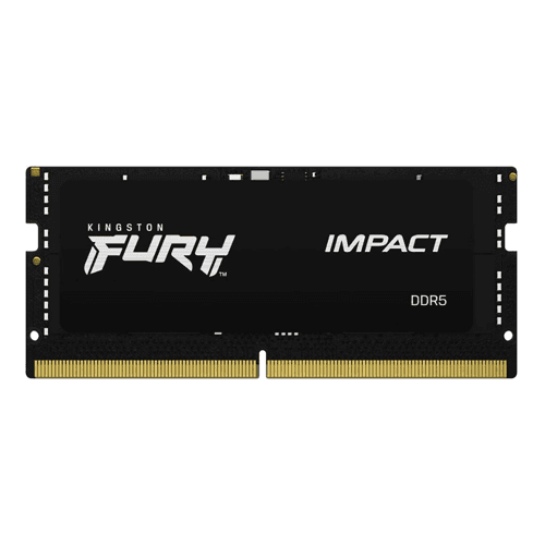 Kingston FURY Impact Black DDR5 4800MT/s CL38: แรมโน๊ตบุ๊ค 8GB ประสิทธิภาพสูงสำหรับการอัปเกรด
