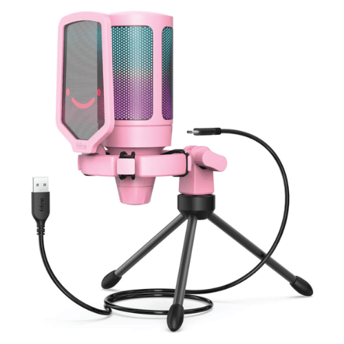 FIFINE Ampligame A6V รีวิว: ไมค์ USB เกมมิ่งสำหรับสตรีมเมอร์และคอนเทนต์ครีเอเตอร์ พร้อมไฟ RGB และขาตั้ง Tripod คุณภาพเสียงระดับพรีเมียม