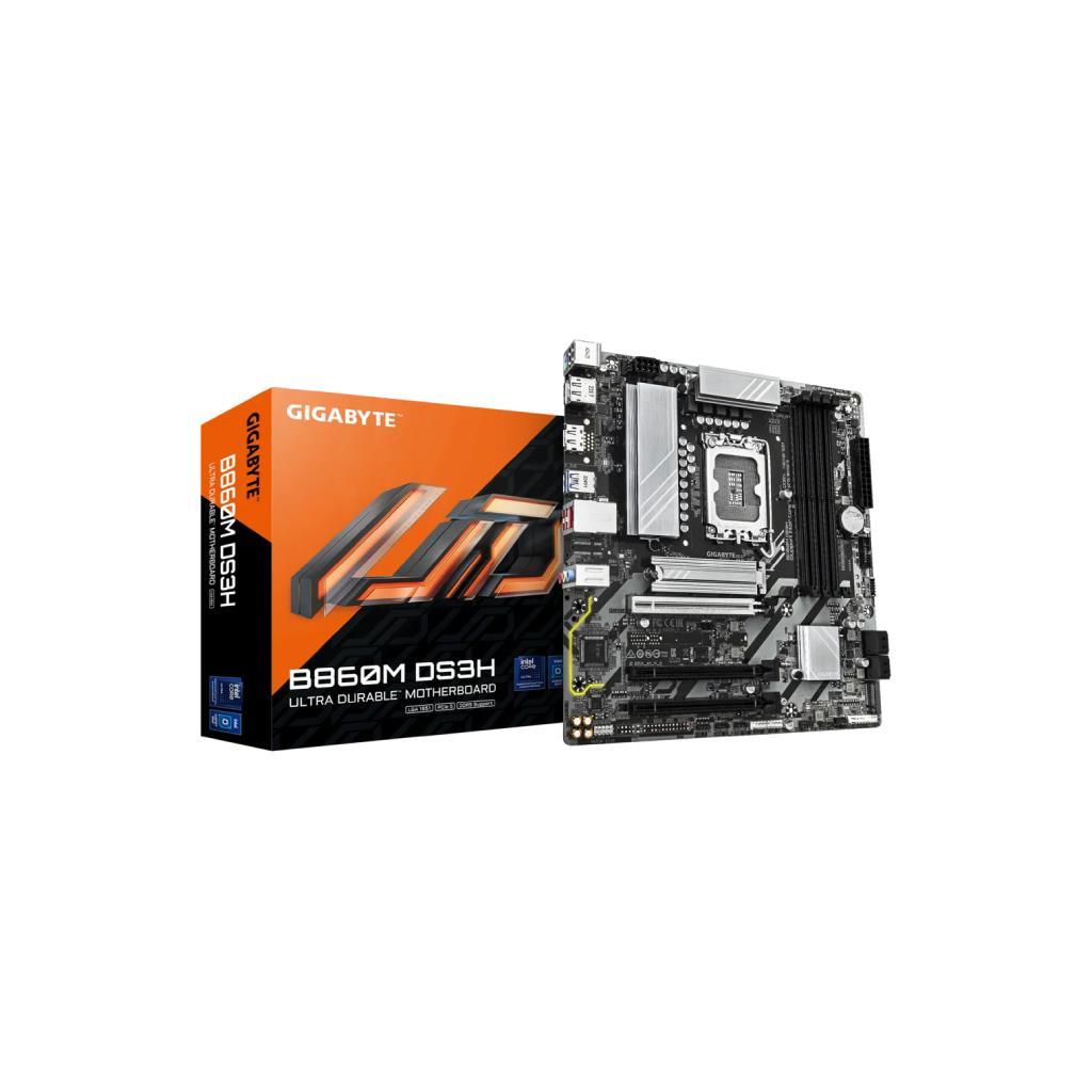 รีวิว GIGABYTE B860M DS3H 1.0: เมนบอร์ด Micro ATX ชิปเซ็ต B860 รองรับ Intel Core Ultra (LGA1851) และ DDR5
