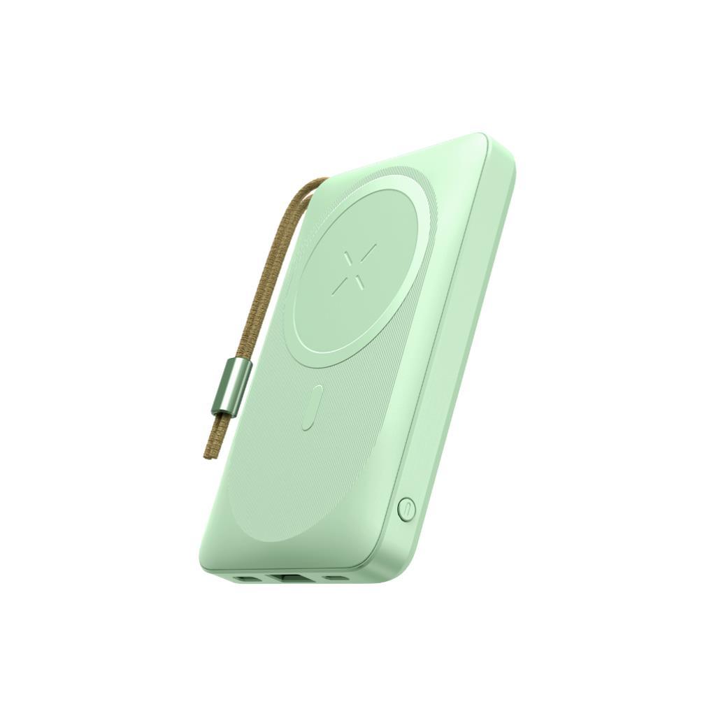 รีวิว PWB-MAG01-10000-GR# : พาวเวอร์แบงค์แม่เหล็ก 10000mAh PD 20W ชาร์จไว ดีไซน์สวย สีเขียว