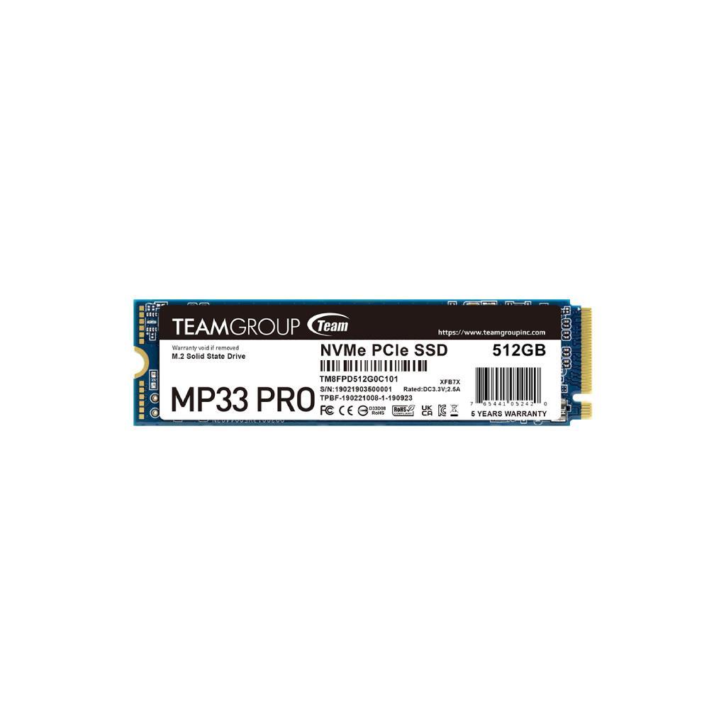 รีวิว SSD M.2 NVMe PCIe Gen3x4 TEAM MP33 PRO 512GB: อัปเกรดความเร็วให้คอมพิวเตอร์ของคุณ
