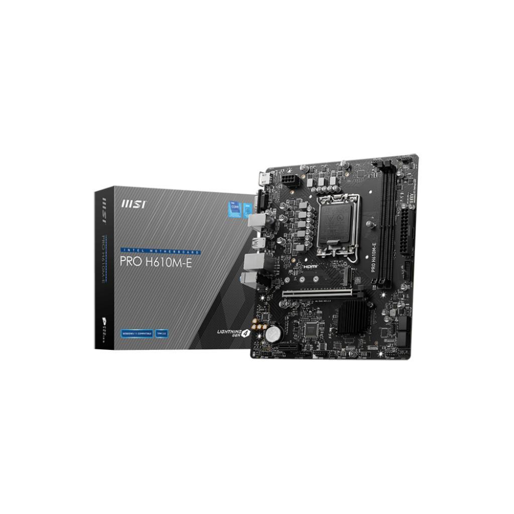 รีวิว MSI PRO H610M-E DDR5 เมนบอร์ด Intel ราคาคุ้มค่า สำหรับเริ่มต้นสร้าง PC ปี 2024