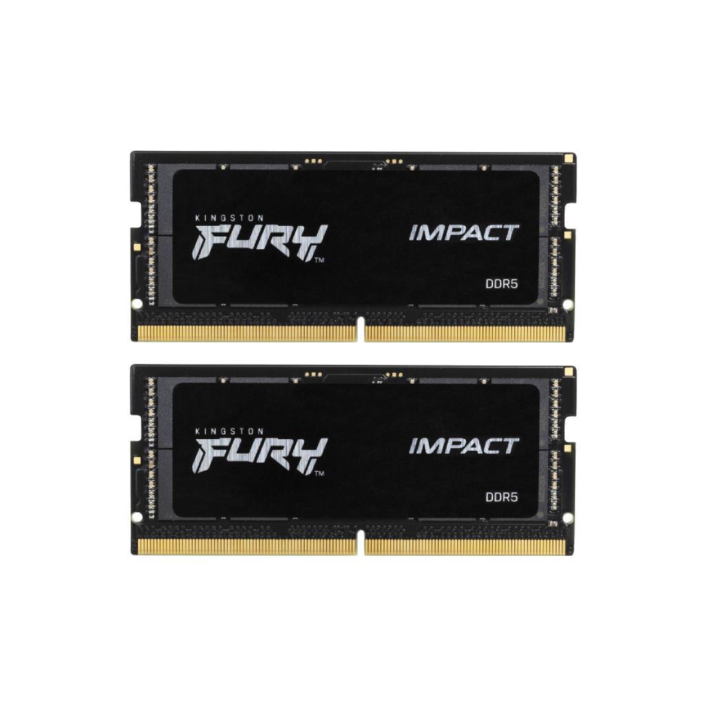 อัพเกรดประสิทธิภาพสูงสุด: Kingston FURY Impact Black DDR5 4800MHz CL38 32GB (2x16GB) แรมโน๊ตบุ๊คแรงเกินคาด