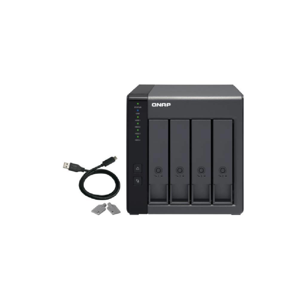 QNAP TR-004: กล่องใส่ฮาร์ดดิสก์ 4 Bay พร้อม Hardware RAID ภายนอก USB-C ตัวช่วยขยายพื้นที่จัดเก็บข้อมูลให้ NAS และ PC อย่างมีประสิทธิภาพ
