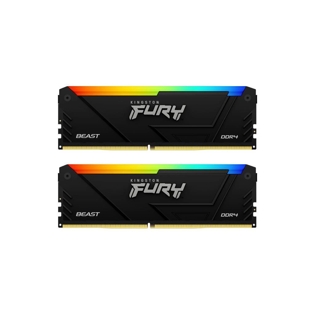 รีวิว RAM DDR4 16GB (2x8GB) 3200MHz CL16: ชุดสุดคุ้ม Corsair FURY Beast RGB (KF432C16BB2AK2/16WP) สำหรับเกมเมอร์และนักสร้างสรรค์