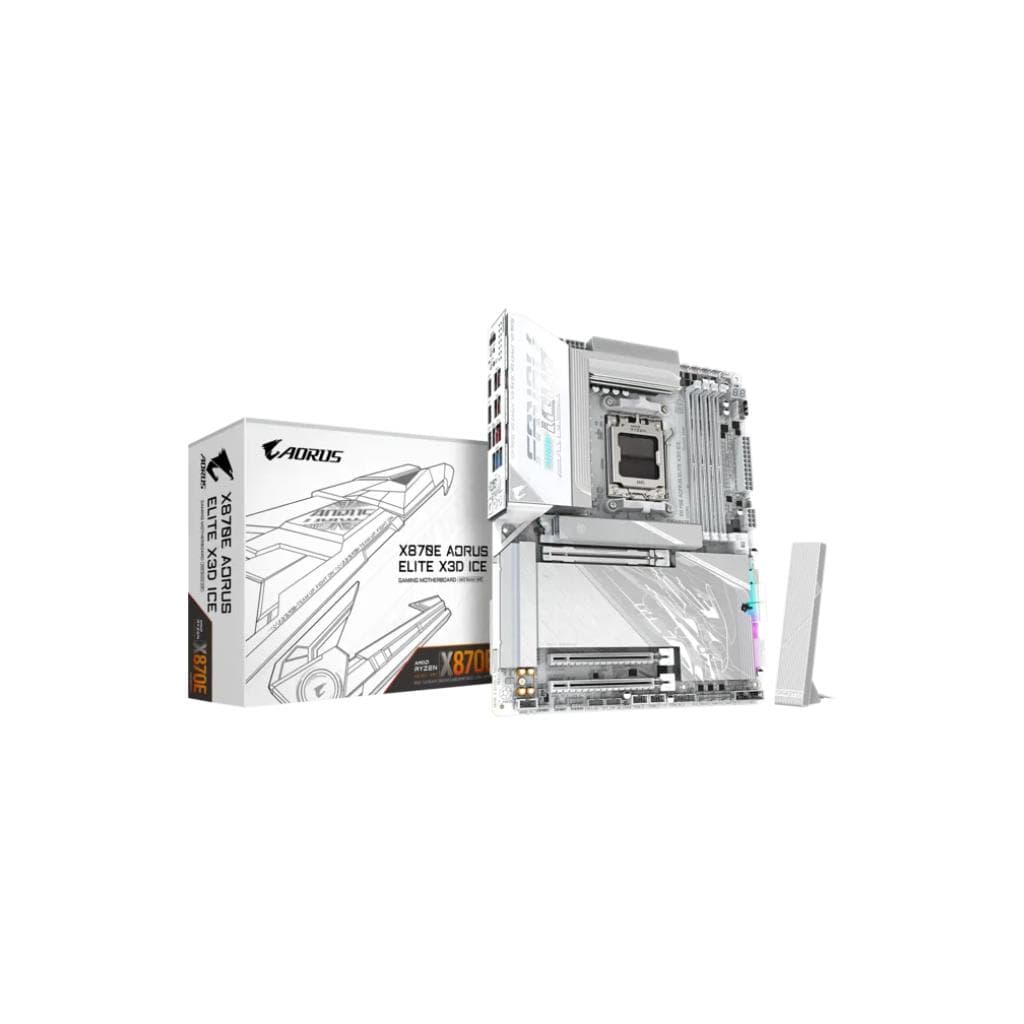 รีวิว GIGABYTE X870E AORUS ELITE X3D ICE: เมนบอร์ดสีขาวตัวท็อปเพื่อสาย AMD Ryzen 9000