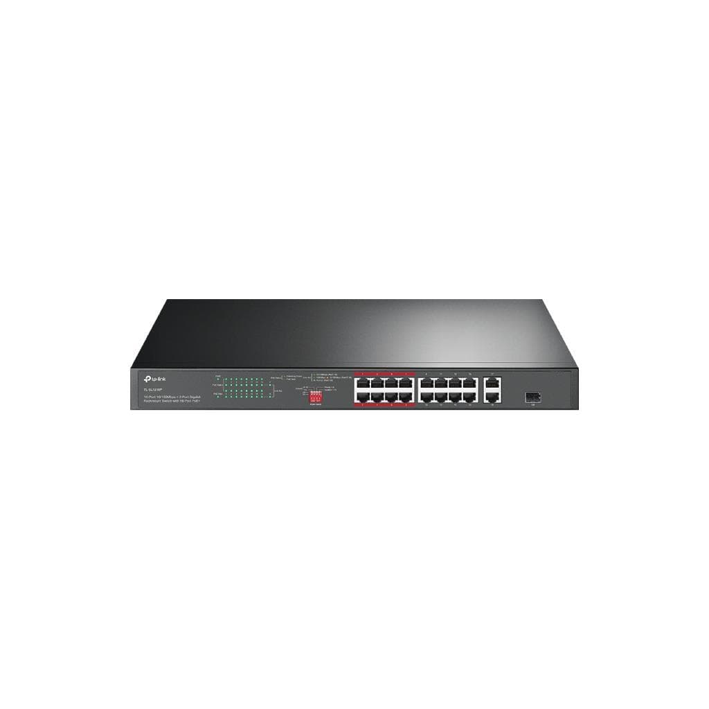 รีวิว TPLINK TL-SL1218P V5: PoE Switch 16 พอร์ต ประสิทธิภาพสูงสำหรับการติดตั้งกล้องวงจรปิด