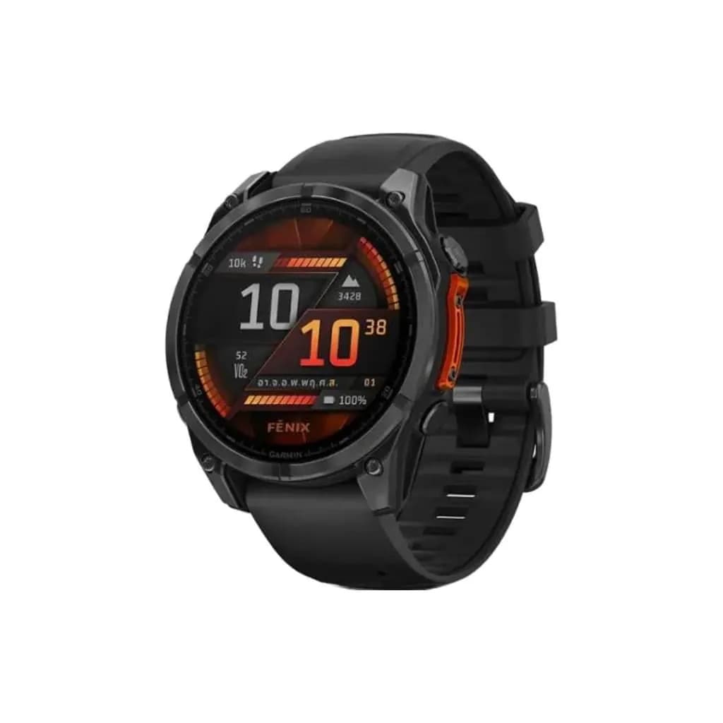 GARMIN fenix 8 47mm,AMOLED,Glas/SS,SlatGySteel/Blk,BlkBd,SEA,A04806