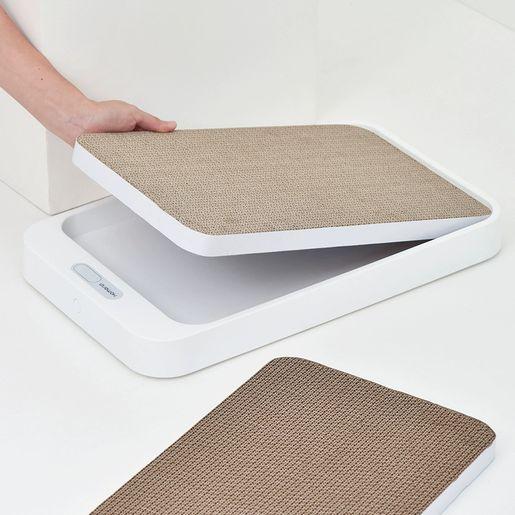 เครื่องชั่งสัตว์เลี้ยงพร้อมแผ่นลับเล็บ Pet Scale with Cat Scratcher