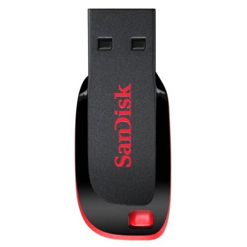 SanDisk 64GB Cruzer Blade USB 2.0 Flash Drive 10Mb|s (SDCZ50-064G-B35)