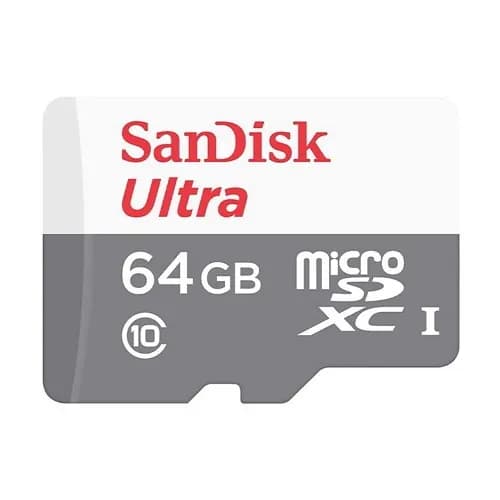 SanDisk Ultra MicroSDXC ความเร็ว 100MB|s ความจุ 64GB Class10 (SDSQUNR-064G-GN3MN)