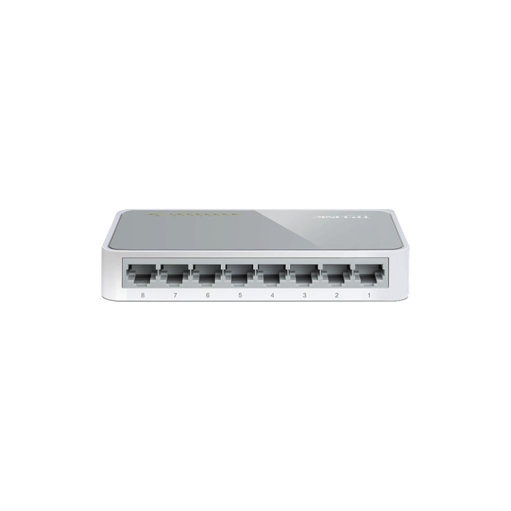 TP-Link TL-SF1008D: สวิตช์อัจฉริยะ 8 พอร์ต สำหรับผู้เริ่มต้นและเครือข่ายขนาดเล็ก