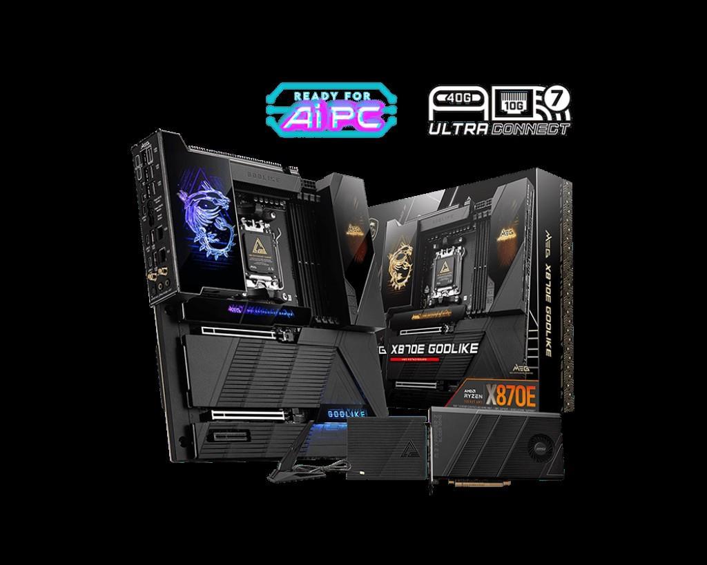 MSI MEG X870E GODLIKE: สุดยอดเมนบอร์ดแห่งอนาคต รองรับ Ryzen 9000 Series